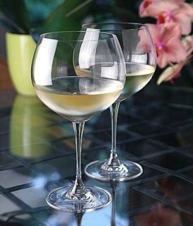 Waterford Crystal Robert Mondavi Chardonnay Glasses Set of 2 NIB