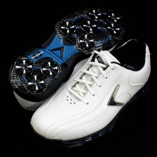 Callaway M380 13 Bio Kinetic Tour Golf Shoes, White/White, US Size 10 