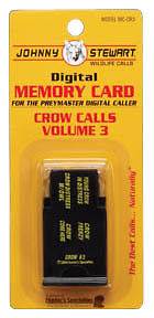 JOHNNY STEWART CROW CALLING VOLUME 3 PREYMASTER MEMORY CARD PM 3 & PM 