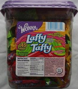 Laffy Taffy by Nestle Wonka   Tub of 145 individually wrapped pieces