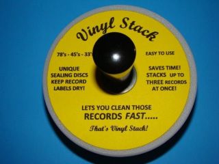 Vinyl (One) Stack *Record Label Protector* Clean 78s 45s 33s