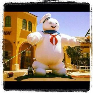 Giant 30 foot inflatable Stay Puft Marshmallow Man from Ghostbusters 