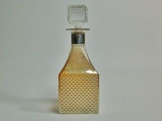 Carnival Glass Liquor Decanter Old Whiskey Bottle
