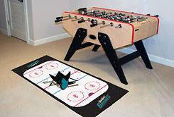 NHL SAN JOSE SHARKS FANMATS   HOME AREA RUGS, TAILGATING AND AUTO 