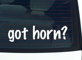 got horn? FAMILY LAST NAME SURNAME FUNNY DECAL STICKER VINYL WALL CAR