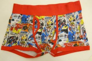   Boxer Briefs Underwear Spiderman Comic Strip Book Size S M L NWT