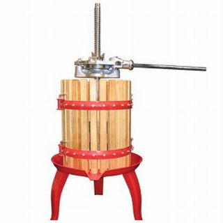   Fruit Press Juicer Berry Wine Cider Grape Cast Iron   Key Handle