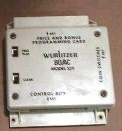 Wurlitzer Jukebox BO/AC Model 559 with 1 program card