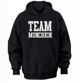 TEAM MUNCHKIN HOODIE   warm cozy top   cat and kitten pet owners gift