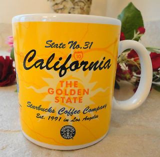 STARBUCKS 1999 CALIFORNIA THE GOLDEN STATE COLLECTOR MUG Large 20oz 