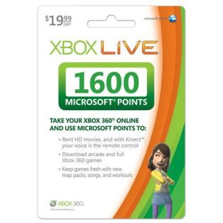 microsoft points in Prepaid Gaming Cards