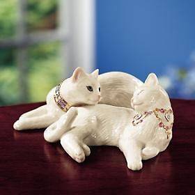 Lenox Cat Dream of Me 2 pc Cat Sculpture New in Lenox Box with COA