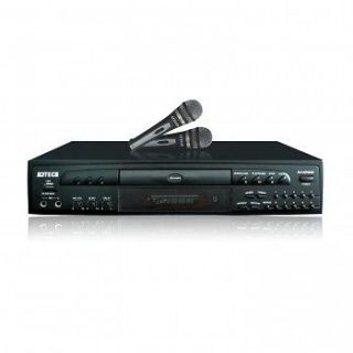 NEW Pro 2 Microphone Mics Karaoke System CD+G DVD CD Player USB RJ4200