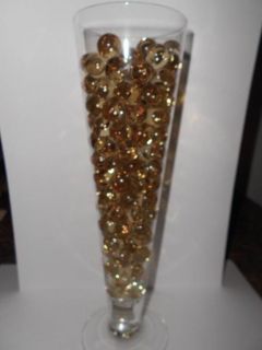 Water Gel Deco Beads (Fall Time Brown) Create Custom Centerpiece Vase 
