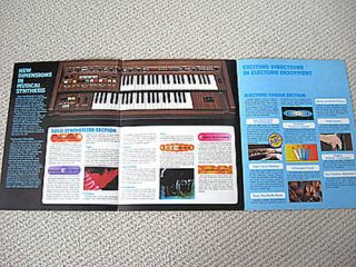 Yamaha CSY 1 Electone keyboard brochure
