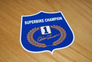 Eddie Lawson Superbike Champion decal/sticker
