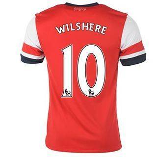 Mens Arsenal FC Nike Home Jersey Shirt 2012 2013   Wilshere #10