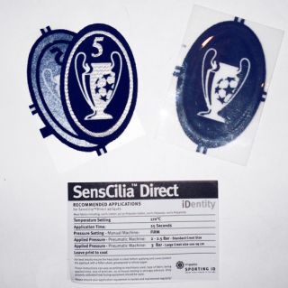 UEFA Champions League 5 x Winners Patch/Badge SensCilia Liverpool 