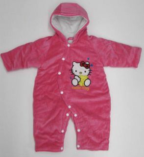 Hello Kitty Baby Girls Snow Suit Pram Suit winter 3 6 months pink 