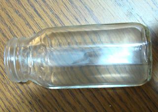 vintage glass bottle baby mustard ketchup medicine collectors item 