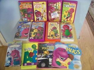 Newly listed A Lot of 9 Barney vhs movies and 3 Barney Books