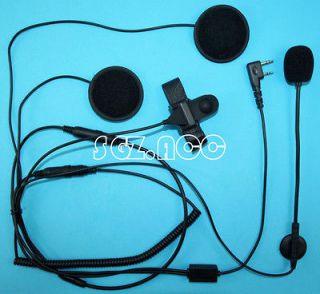 Open Helmet Motorcycle Headset For Kenwood Radio TH D7E TH F6 TH F7 