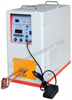 6KW 200 500KHz Hi Frequency Compact Induction Heater Melting Furnace 