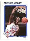   AIR JORDAN 1991/1992 91/92 NBA HOOPS ALL STAR CARD # 253 CHICAGO BULLS
