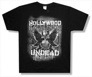 HOLLYWOOD UNDEAD   SPRAYED WALL TOUR 2011 EUGENE T SHIRT   NEW ADULT 