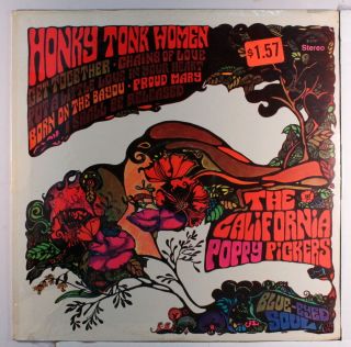 CALIFORNIA POPPY PICKERS Honky Tonk Women (rare rock & pop vinyl LP)