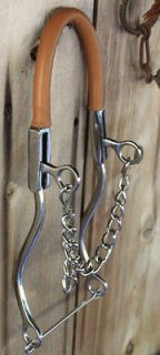 SS Horse Pony Bit Hackamore Tack Trails New Western Show Stainless 