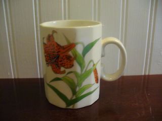 ELEGANT Otagiri Japan Tiger Lily Floral Motif Mug