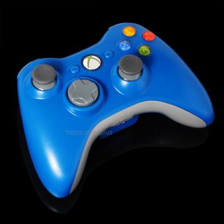 xbox 360 blue controller in Controllers & Attachments