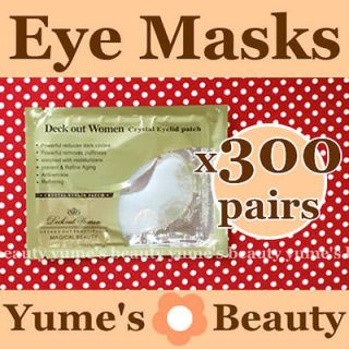 300 Pairs  Eye Masks Collagen Gel Anti Wrinkle Patches Pads Dark 