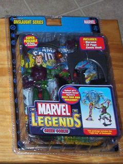   LEGENDS ONSLAUGHT SERIES UN MASKED GREEN GOBLIN VARIANT ACTION FIGURE