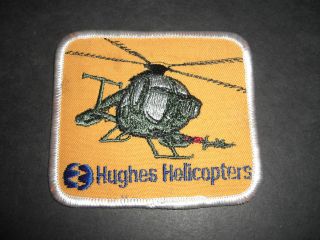 1980s Vintage Hughes Helicopters Patch NOS