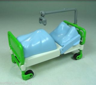 Playmobil Adjustable Hospital Bed w/ Blanket +