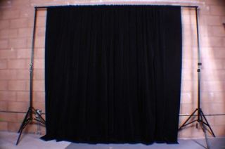  Velvet Custom Panel Drape Home Theater Movie Studio Curtain 10W x 8H