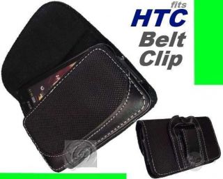 LEATHER FLIP CASE BELT CLIP SLIP POUCH HOLSTER COVER CASE for HTC