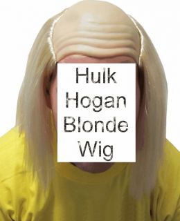Hulk Hogan Bald Head Blonde Wig New