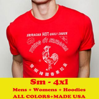 h138 ROOSTER RED HOT SAUCE sriracha bottle costume s m l xl 2x 3x mens 