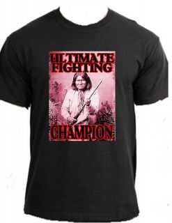 GERONIMO ULTIMATE FIGHTING CHAMPION warrior vintage tribal clothing t 