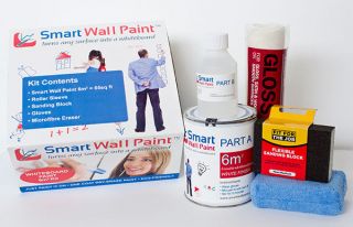 Smart Wall Paint   Dry Erase Whiteboard Paint 65sq ft   6m2 Kit   Dry 