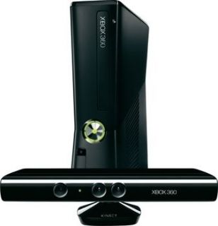 Microsoft Xbox 360 S (Latest Model)  with Kinect 250 GB