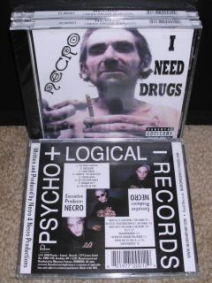 NECRO I Need Drugs Sealed/NEW CD Psycho Logical Records Ill Bill La 