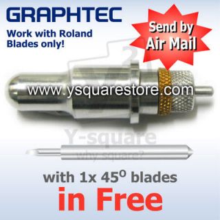 Graphtec Vinyl Plotter Cutter Use Roland blade HOLDER +1x 45 degree 