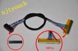 FIX D6 30pin LVDS cable for LCD controller panel 6 bits