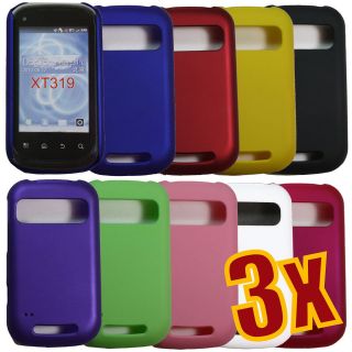3x Back Cover Hard Case Cover for Motorola MOTO XT319