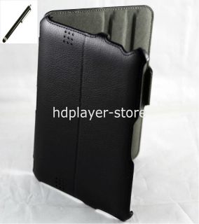 GENUINE Leather Case Cover+Stylus for 7  Kindle Fire HD tablet 