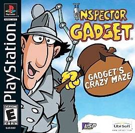Inspector Gadget Gadgets Crazy Maze   PS1 Complete